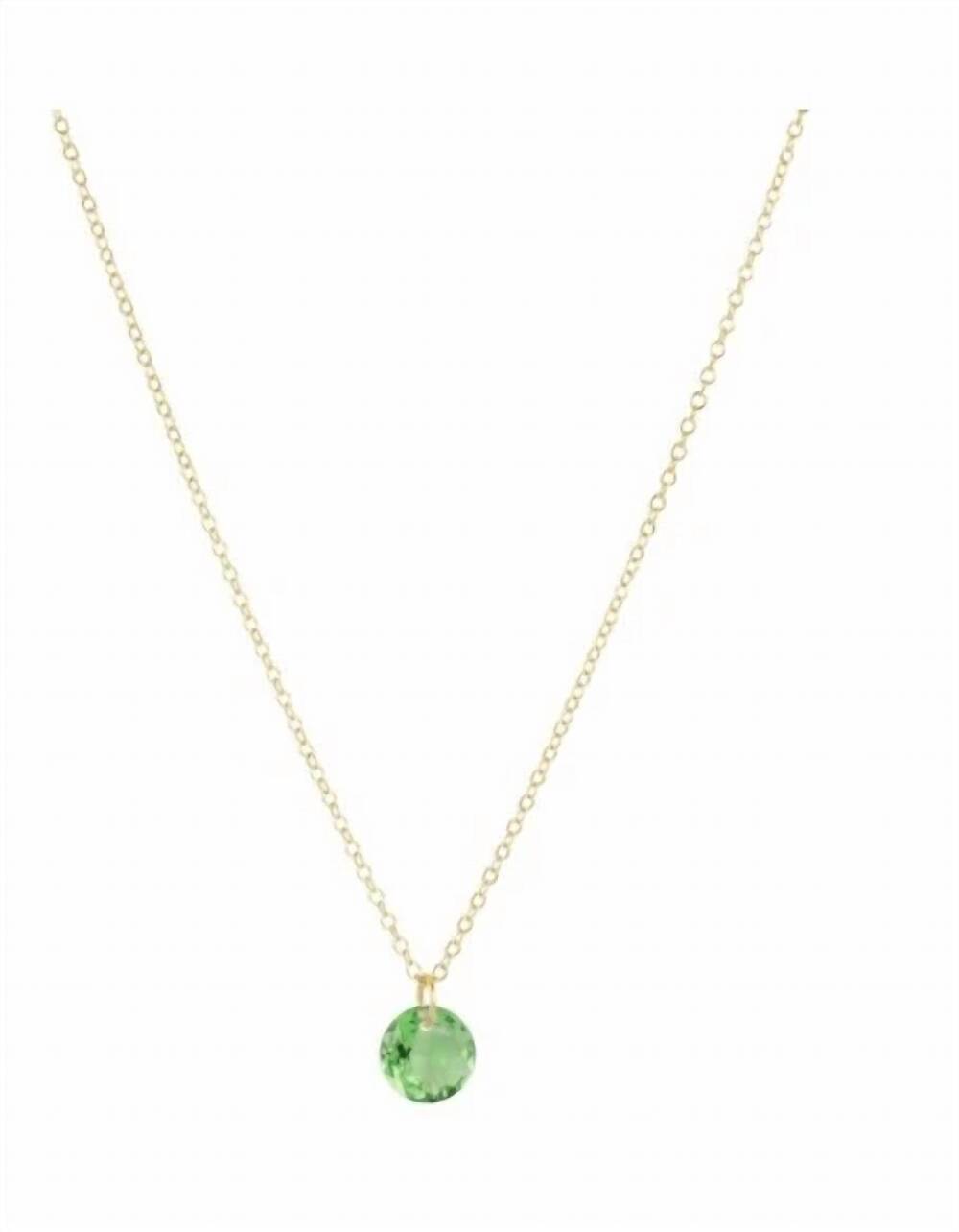 NEW ENEWTON women's reflection small charm necklace in green